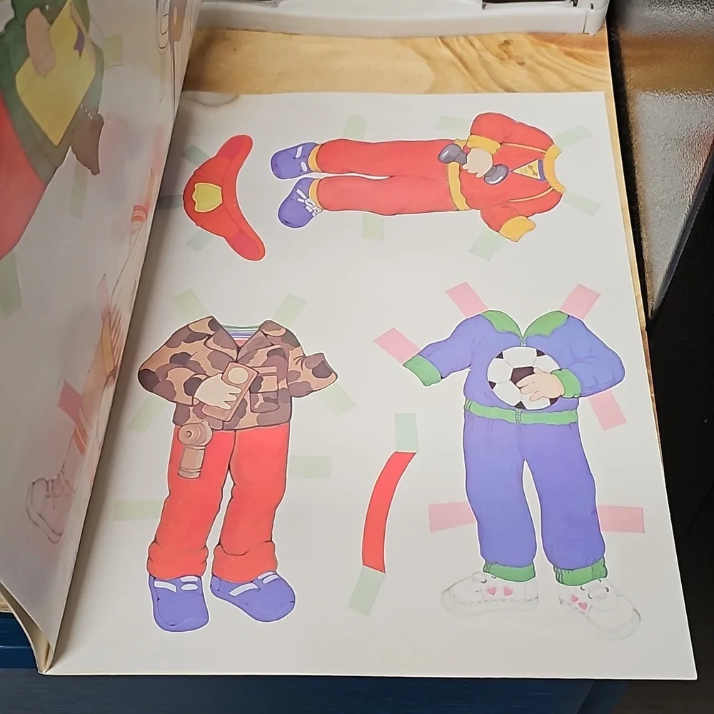 Vintage My Buddy doll paperdolls Golden books - Picture 15 of 16